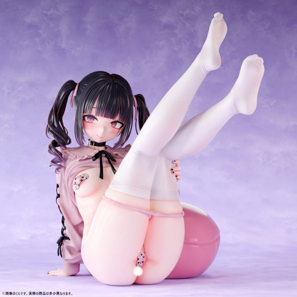 【FANZA限定】肉感少女 地雷系カノジョ 姫奈 1/5スケール塗装済み完成品フィギュア オリジナル落書きデカール付き 画像1