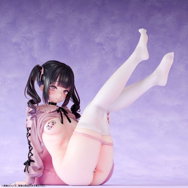 【FANZA限定】肉感少女 地雷系カノジョ 姫奈 1/5スケール塗装済み完成品フィギュア オリジナル落書きデカール付き 画像13