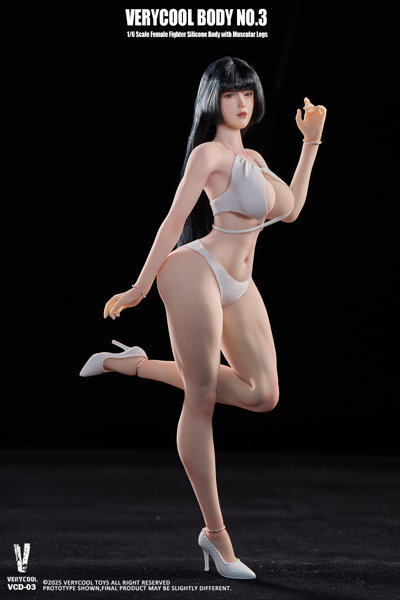 ベリークール 1/6 フィメールファイター シリコン ボディ with マスキュラーレッグ レギュラー 03B 画像5