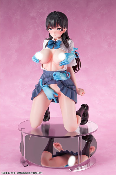 【FANZA限定】肉感少女 エロいおばけ図鑑 いたずら幽霊と洸さん 1/5スケール塗装済み完成品フィギュア オリジナル落書きデカール付き 画像3