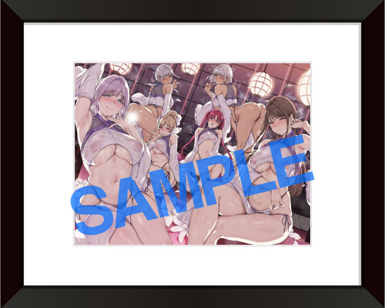 アモラルアイランド 複製画05 アンスリウムカバーアート A