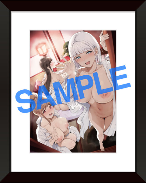 アモラルアイランド 複製画06 アンスリウムカバーアート B