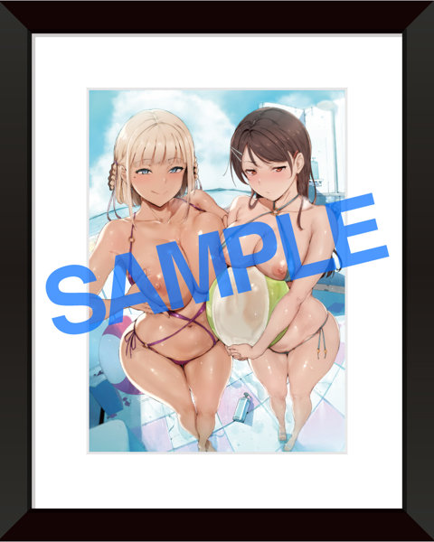 アモラルアイランド 複製画07 アンスリウムカバーアート C