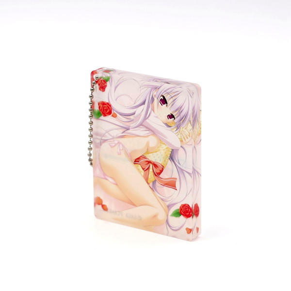 はつゆきさくら アクリルブロックキーホルダー 桜