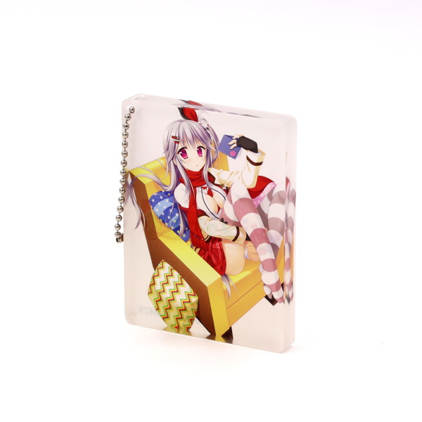 花咲ワークスプリング！ アクリルブロックキーホルダー 祈B