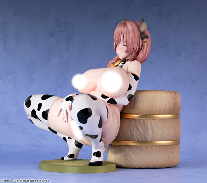 肉感少女 牛ママの初仕事 牧野さん 1/6スケール塗装済み完成品フィギュア 画像4