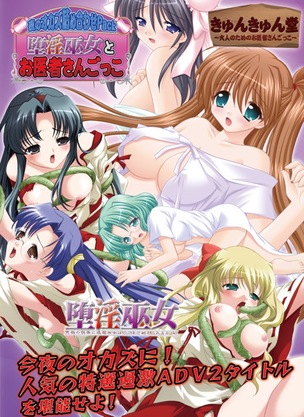 夜のオカズ詰め合わせPack『堕淫巫女とお医者さんごっこ』