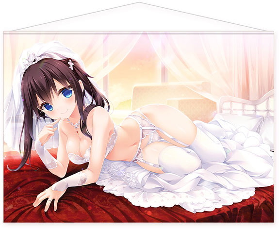 夜ノみつき先生描き下ろし『ダキカノ アフター』乃木坂 舞 A1タペストリー