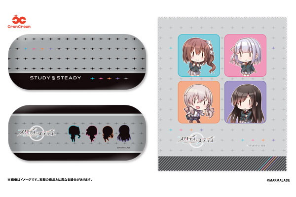 スタディ§ステディ メガネケース グレイッシュトーンセット