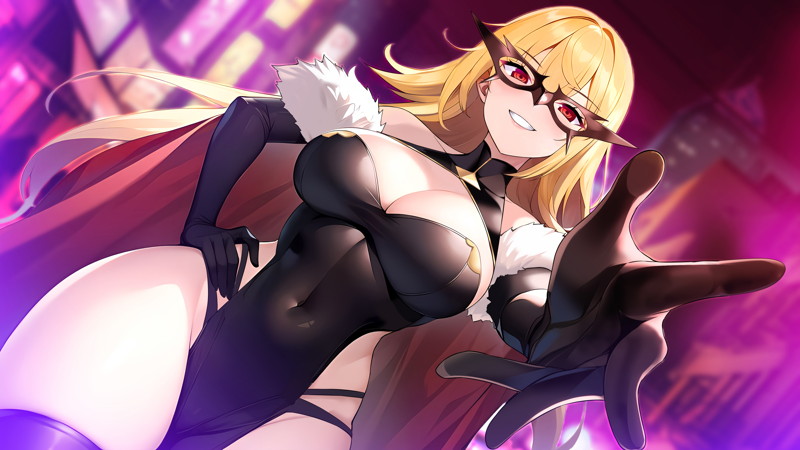 【FANZA限定】俺のカノジョは悪の女幹部 オリジナルA4イラストクロス付き 画像1