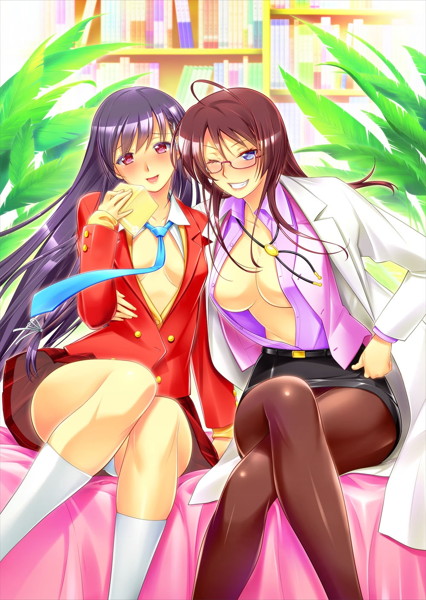 よみエッチ！〜本好きで妄想系な先輩と、男好きで小悪魔系な先生、でもって僕〜