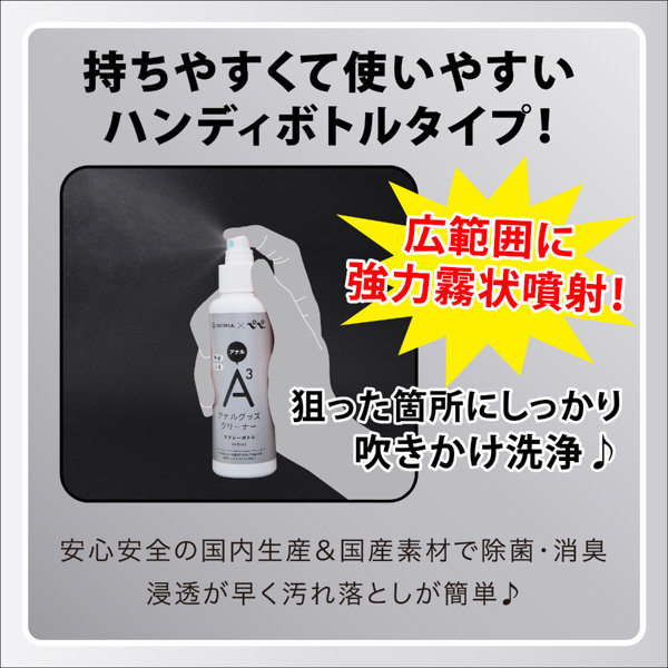 ハトプラ×ぺぺ A3アナルグッズクリーナー スプレーボトル140ml 画像4
