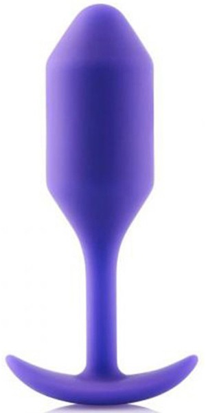 B-Vibe SNUG PLUG 2 PURPLE スナッグプラグ 2 紫 画像1