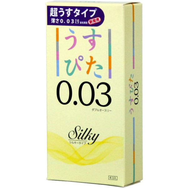 うすぴた 0.03 Silky 4個入