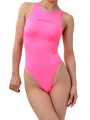 極薄競泳水着ノーマルバック【オリジナルSSW素材】Sサイズ・蛍光ピンク
