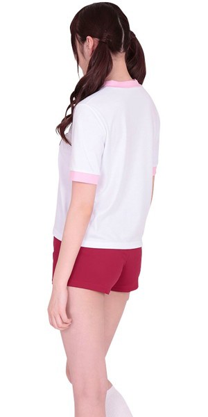 ゼッケン付き体操服ピンク 画像5