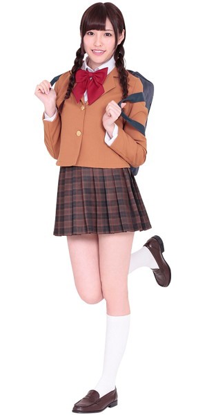私立高等学園女子部ブレザー制服スカート 画像2