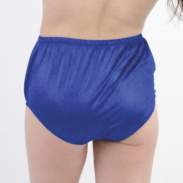 UNISEX 光沢ストレッチ深ブルマ ブルー 画像1