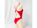 REALISE（リアライズ） 【N-0331】トライアングルバックスイムスーツ/Triangle Back Swimsuit（Wカレンダー加工） （RED 3L） 画像1