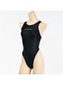 REALISE(リアライズ) 【T-111】 ワンピーススイムスーツ | Circular hole swimsuit / Thong-back(Wカレンダー加工) (3L, BLACK)