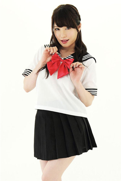 セーラー服2(えんじリボン) 画像1
