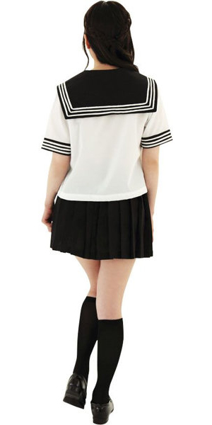 セーラー服2(えんじリボン) 画像4