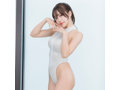 FittySatinフロントファスナーレオタード/WHITE/XXL（PFT071） 画像3