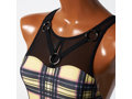 POOLSIDER(プールサイダー) 【PS-OP-22-001】タータンプリントワンピーススイムスーツ/TARTAN print One-piece Swimsuit(ソフトストレッチ素材)(KW) (2, YL) 画像9