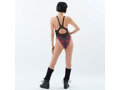 POOLSIDER（プールサイダー） 【PS-OP-22-001 Plus2】タータンプリントワンピーススイムスーツ/TARTAN print One-piece Swimsuit（ソフトストレッチ素材）（KW） （2X， RD） 画像9