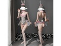 パール手枷付き大人バニー グレー（YA0004） 画像2