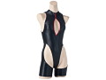 ［REALISE］ リアライズ 【RSFT-001】 カットアウトソングスイムスーツ（ショート）/ Cut Out Thong Swimsuit（イージーストレッチ）（NM） （LL-3L， Yellow zipper） 画像2