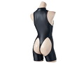 ［REALISE］ リアライズ 【RSFT-001 PLUS2】 カットアウトソングスイムスーツ（ショート）/ Cut Out Thong Swimsuit（イージーストレッチ）（NM） （5L， Yellow zipper） 画像1
