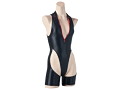 ［REALISE］ リアライズ 【RSFT-001 PLUS2】 カットアウトソングスイムスーツ（ショート）/ Cut Out Thong Swimsuit（イージーストレッチ）（NM） （5L， Yellow zipper） 画像3