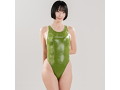 【N-998-CAMO-2024】ワンピーススイムスーツ｜One-piece Swimsuit （3D Camouflage Enamel）（KW）（5-3L，Leaf Green） 画像1