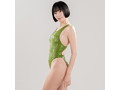 【N-998-CAMO-2024】ワンピーススイムスーツ｜One-piece Swimsuit （3D Camouflage Enamel）（KW）（5-3L，Leaf Green） 画像2