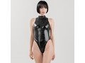 【N-996-CAMO-2024-PLUS】フロントジッパースイムスーツ｜One-piece Zip front Swimsuit （3D Camouflage Enamel）（KW）（1X-4L，NOIR） 画像6