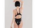 【N-998-CAMO-2024-PLUS】ワンピーススイムスーツ｜One-piece Swimsuit （3D Camouflage Enamel）（KW）（1X-4L，NOIR） 画像1