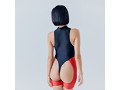 ［REALISE］ リアライズ 【RSFT-001BC】 カットアウトソングスイムスーツ（ショート）/ Cut Out Thong Swimsuit（イージーストレッチ）（NM） （LL-3L， Mmouse） 画像1