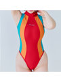 ハイネックメッシュボディスーツ/ Hi-neck Mesh bodysuit （Stretch mesh）（NM） （LL， AL）