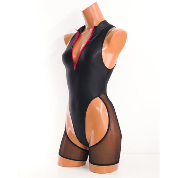カットアウトソングスイムスーツ(ショート)/ Cut Out Thong Swimsuit(イージーストレッチ)(NM) (M-L) 画像3