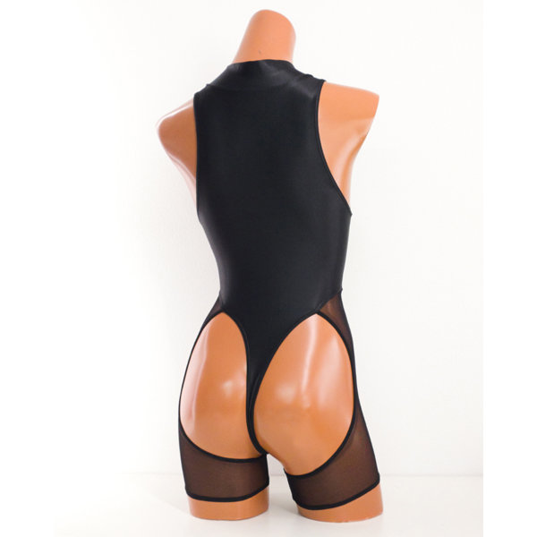 カットアウトソングスイムスーツ(ショート)/ Cut Out Thong Swimsuit(イージーストレッチ)(NM) (LL-3L) 画像4