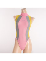 Hi-neck Mesh bodysuit （Stretch mesh）（NM） （LL， MRY）