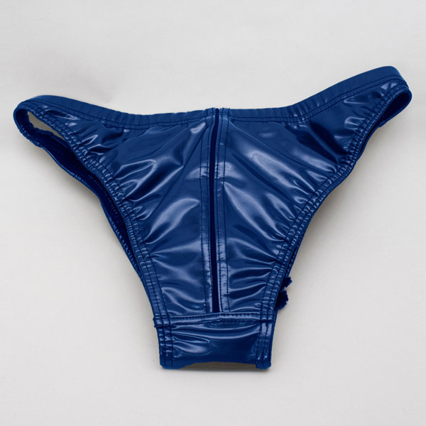 Rubbirized Swim brief (Stretch mesh)(NM) (M, Glossy Navy) 画像1