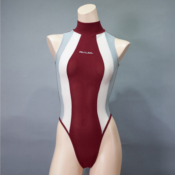 Hi-neck Mesh bodysuit (Stretch mesh)(NM) (M, VLN) 画像1