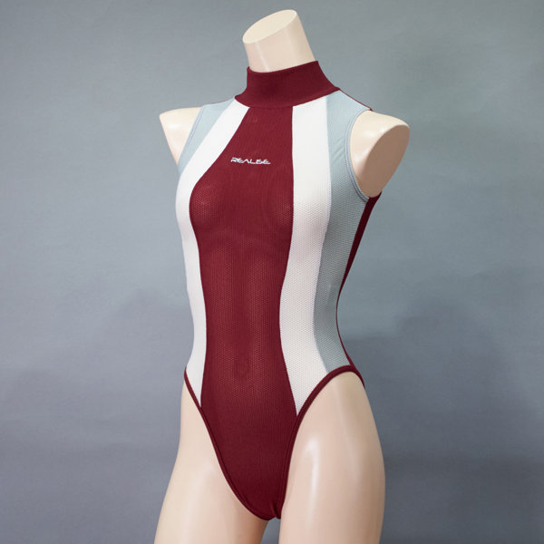 Hi-neck Mesh bodysuit （Stretch mesh）（NM） （3L， VLN） 画像2