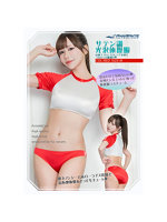 SM165サテンライクスーパーストレッチマイクロ丈ローライズブルマ体操服/レッド/M