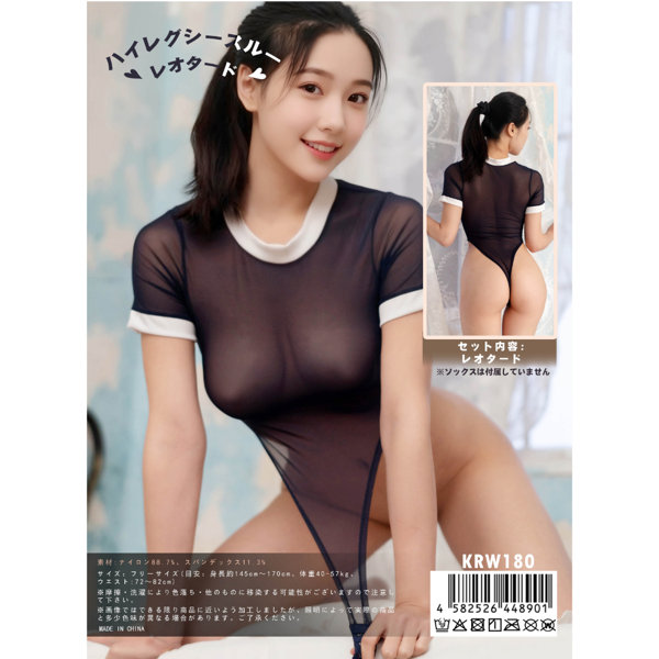 ハイレグシースルー レオタード