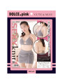 DOLCE.pink オーバーキルニット（チラ魅せブラトップ＆スカート）グレー（MIU0549）