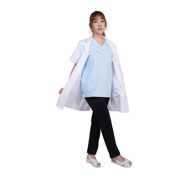 外科〇の白衣 Lサイズ（KX0276WH） 画像4
