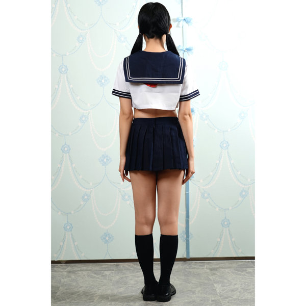 ベリーショートセーラー服 Lサイズ（AX0667NB） 画像7